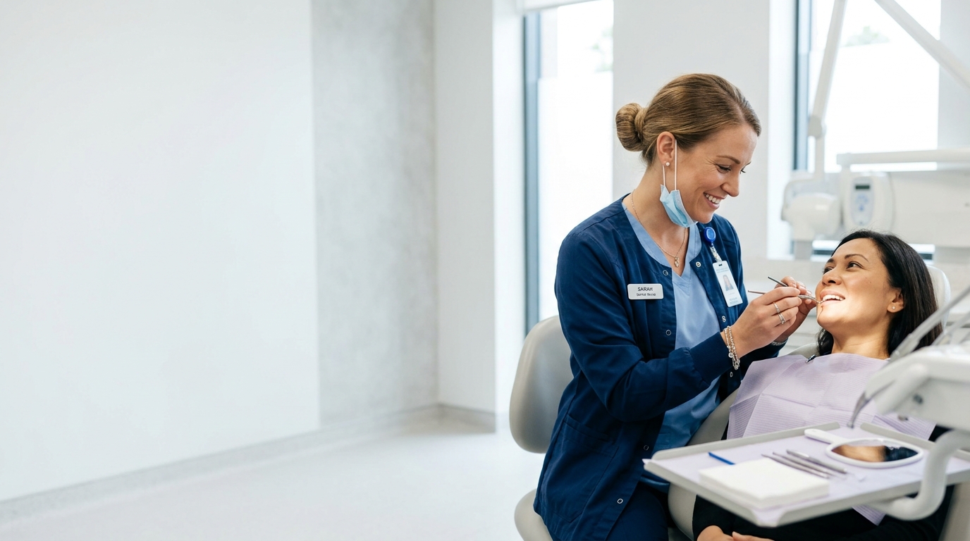 Dental Staff with Patient
